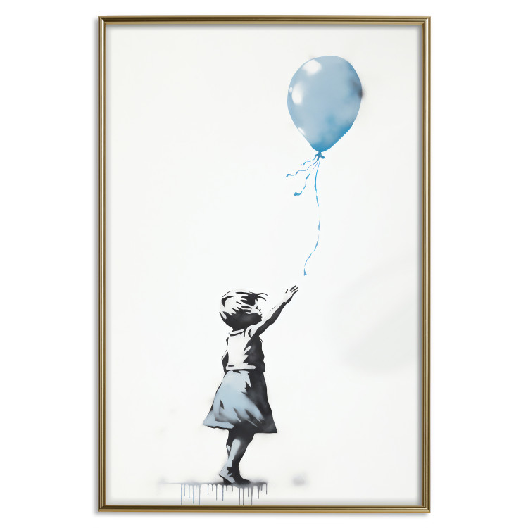 Cartel Blue Balloon - A Child’s Figure on Banksy-Style Graffiti 151764 additionalImage 26