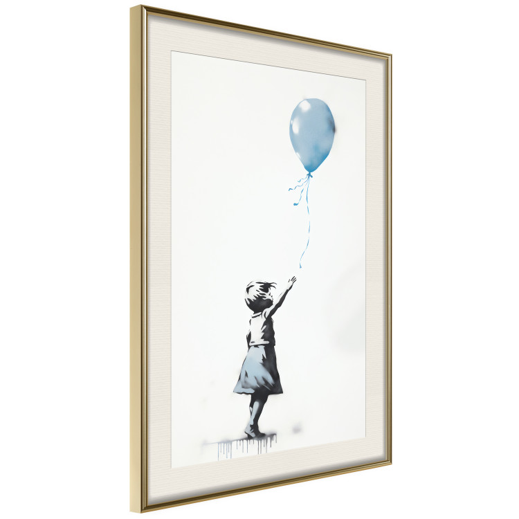Cartel Blue Balloon - A Child’s Figure on Banksy-Style Graffiti 151764 additionalImage 10