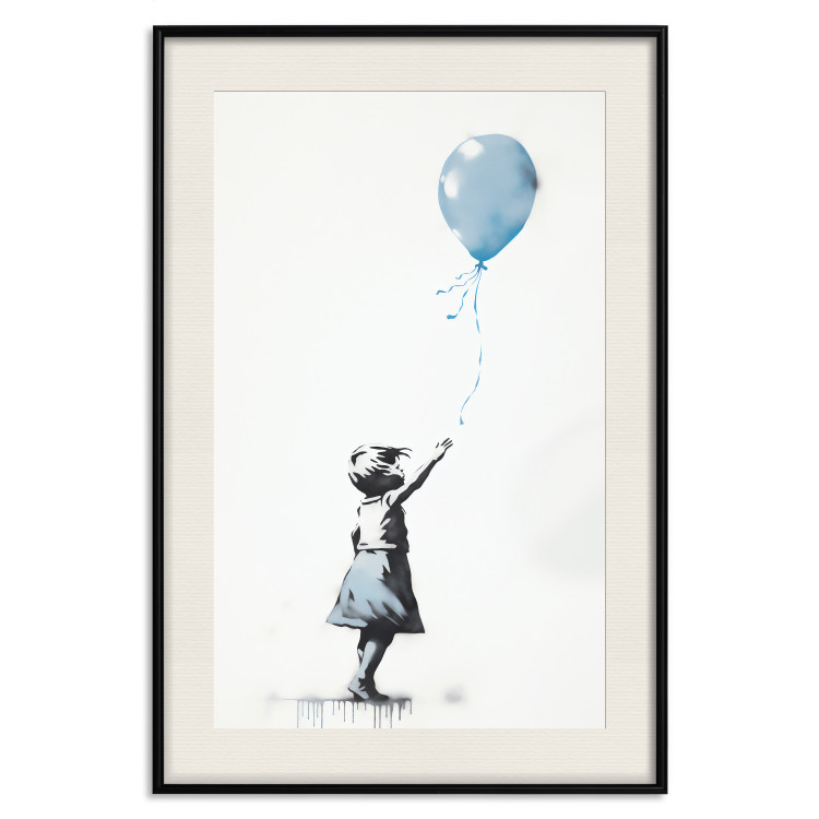 Cartel Blue Balloon - A Child’s Figure on Banksy-Style Graffiti 151764 additionalImage 20