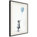 Cartel Blue Balloon - A Child’s Figure on Banksy-Style Graffiti 151764 additionalThumb 8