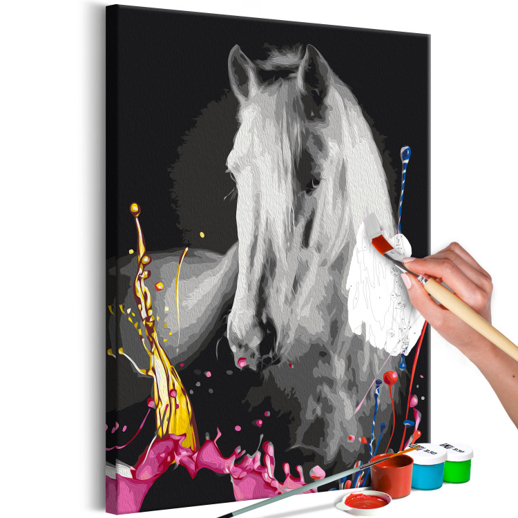 Cuadro numerado para pintar Majestic Horse 142574 additionalImage 4