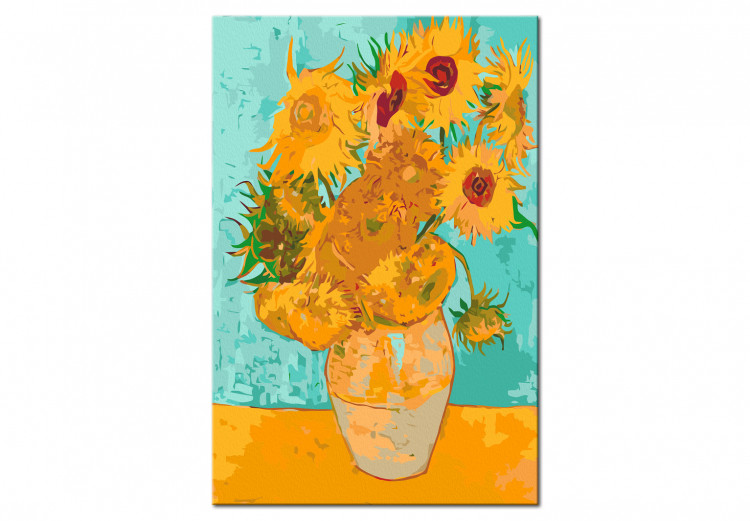 Cuadro para pintar con números Van Gogh's Sunflowers 127484 additionalImage 6