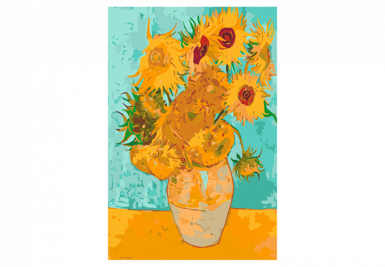 Cuadro para pintar con números Van Gogh's Sunflowers 127484 additionalImage 7