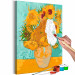 Cuadro para pintar con números Van Gogh's Sunflowers 127484 additionalThumb 3