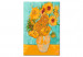 Cuadro para pintar con números Van Gogh's Sunflowers 127484 additionalThumb 6