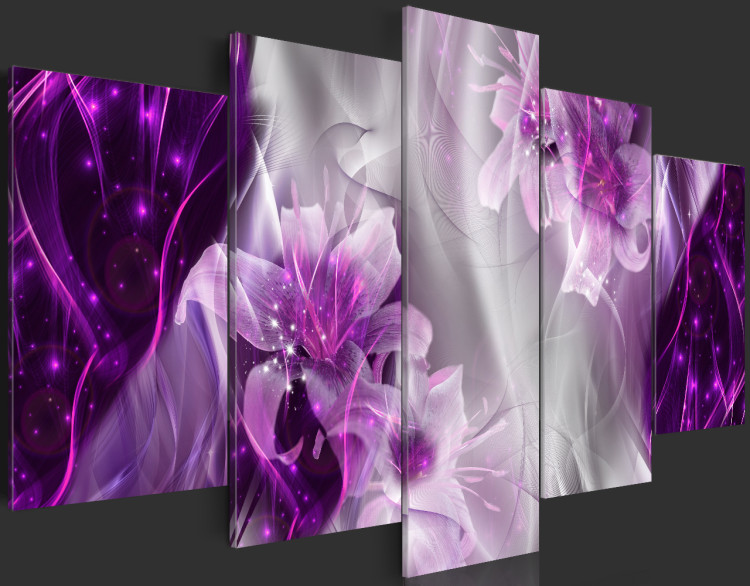 Gráfico en el vidrio acrílico Purple Utopia [Glass] 92494 additionalImage 6