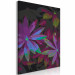 Cuadro para pintar con números Tropical Charm - Pointed Leaves in Green, Purple and Burgundy Colors 146205 additionalThumb 7