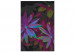 Cuadro para pintar con números Tropical Charm - Pointed Leaves in Green, Purple and Burgundy Colors 146205 additionalThumb 4