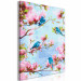 Cuadro para pintar con números Spring Time Songs - Blue Birds Between Cherry Blossoms 144615 additionalThumb 4