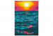 Cuadro para pintar por números Royal Sea - Sunset in Turquoise Water 145215 additionalThumb 3