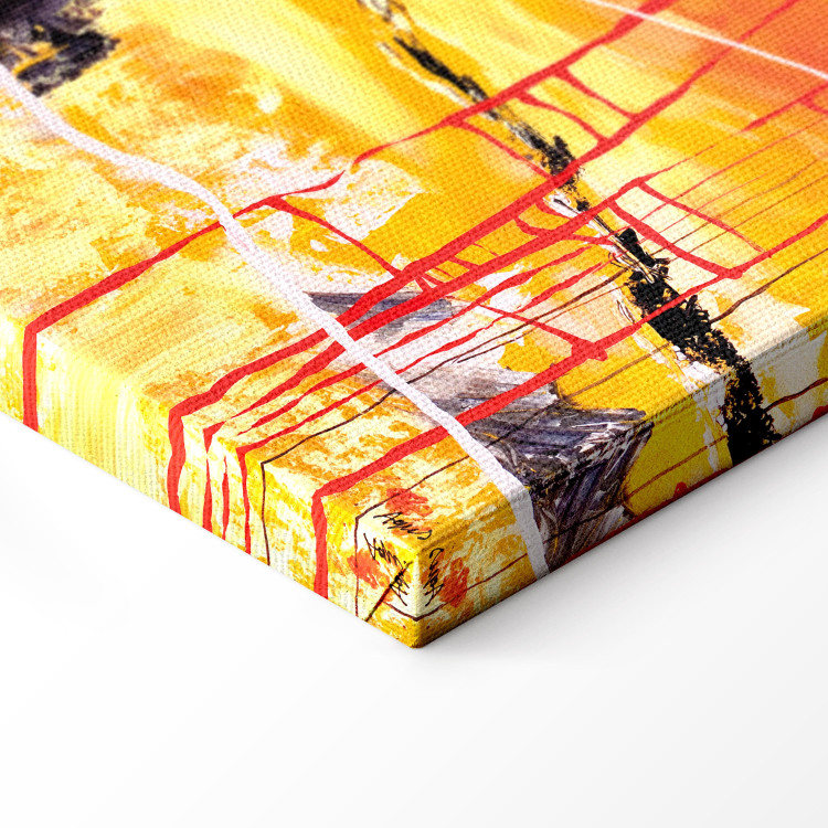 Cuadro moderno Añoranza (1 pieza) - abstracción futurista con manchas de colores 48425 additionalImage 12