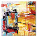 Cuadro moderno Añoranza (1 pieza) - abstracción futurista con manchas de colores 48425 additionalThumb 7