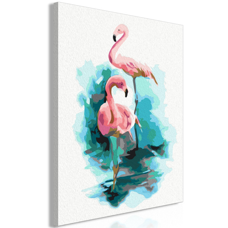 Cuadro para pintar por números Two Flamingos 138435 additionalImage 4