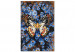  Dibujo para pintar con números Blue Dream - Large Colorful Butterfly on a Floral Background 146545 additionalThumb 4