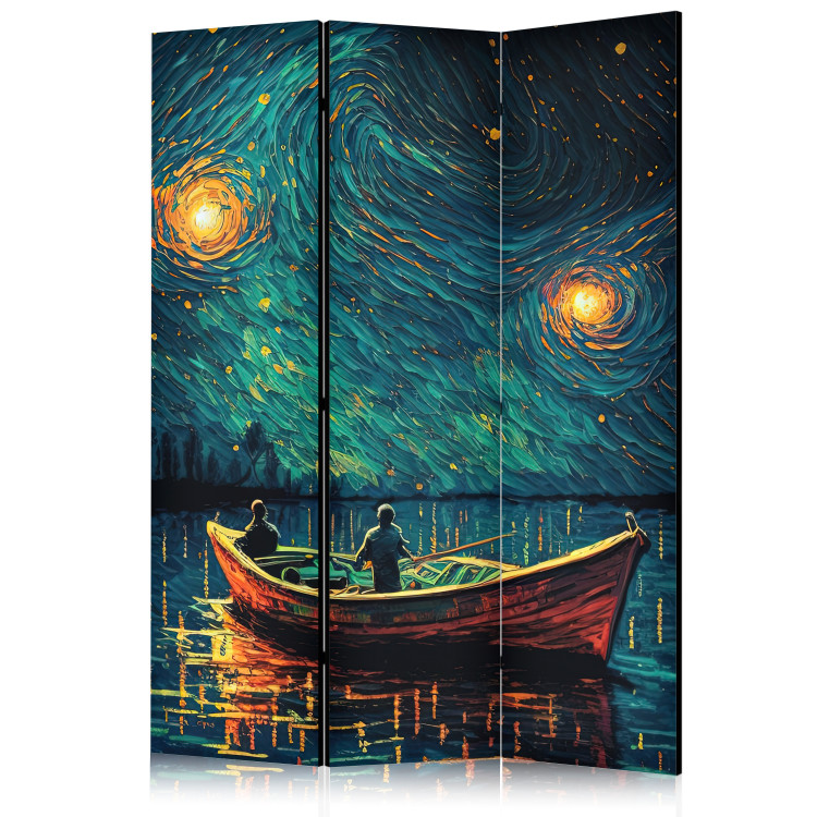 Biombo barato Starry Night - Impressionistic Landscape With a View of the Sea and Sky [Room Dividers] 151745