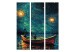 Biombo barato Starry Night - Impressionistic Landscape With a View of the Sea and Sky [Room Dividers] 151745 additionalThumb 7