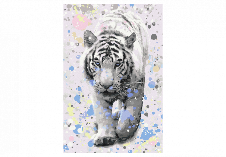  Dibujo para pintar con números White Tiger  128355 additionalImage 7