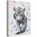  Dibujo para pintar con números White Tiger  128355 additionalThumb 4