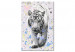  Dibujo para pintar con números White Tiger  128355 additionalThumb 6