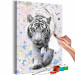  Dibujo para pintar con números White Tiger  128355 additionalThumb 3