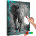 Cuadro numerado para pintar Big Elephant 142755 additionalThumb 5