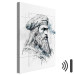 Cuadro moderno Leonardo Da Vinci - A Black and White Portrait of the Artist Generated by AI 151055 additionalThumb 8