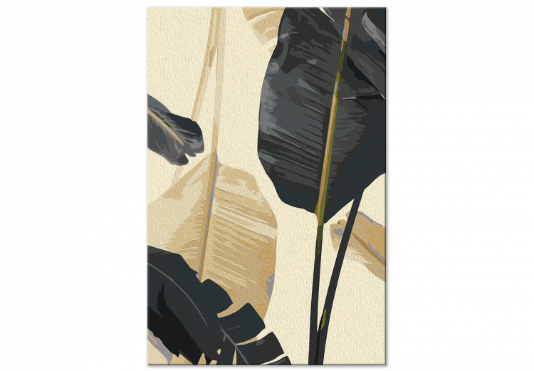 Cuadro numerado para pintar Exotic Leaves  138475 additionalImage 5