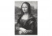 Cuadro para pintar por números Black and White Mona Lisa 127485 additionalThumb 6