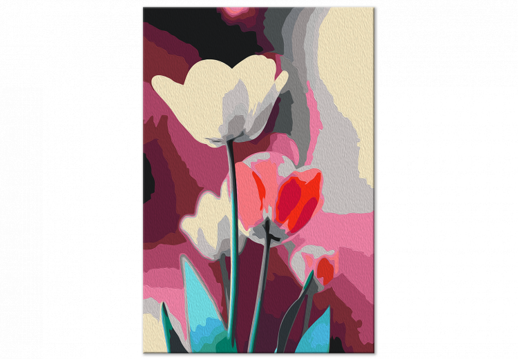 Dibujo para pintar con números Colorful Tulips 138485 additionalImage 5