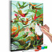 Cuadro para pintar con números Hummingbird Family 136495 additionalThumb 5