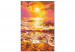 Cuadro para pintar con números Right Sky - Orange-Gold Sunrise and Foamy Waves 144526 additionalThumb 6