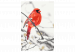  Dibujo para pintar con números Red Bird 131436 additionalThumb 7