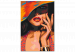 Cuadro para pintar con números Orange Hat - Tanned Woman in a Polka-Dot Dress 144136 additionalThumb 5