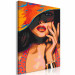 Cuadro para pintar con números Orange Hat - Tanned Woman in a Polka-Dot Dress 144136 additionalThumb 3