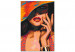 Cuadro para pintar con números Orange Hat - Tanned Woman in a Polka-Dot Dress 144136 additionalThumb 6