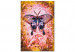 Cuadro numerado para pintar Sweet Pink - Purple Butterfly on a Background of Flowers and Golden Rubs 146546 additionalThumb 7