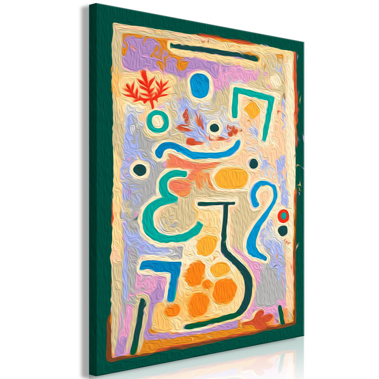  Dibujo para pintar con números Paul Klee, the Vase - Abstraction With Colorful Shapes 148446 additionalImage 3