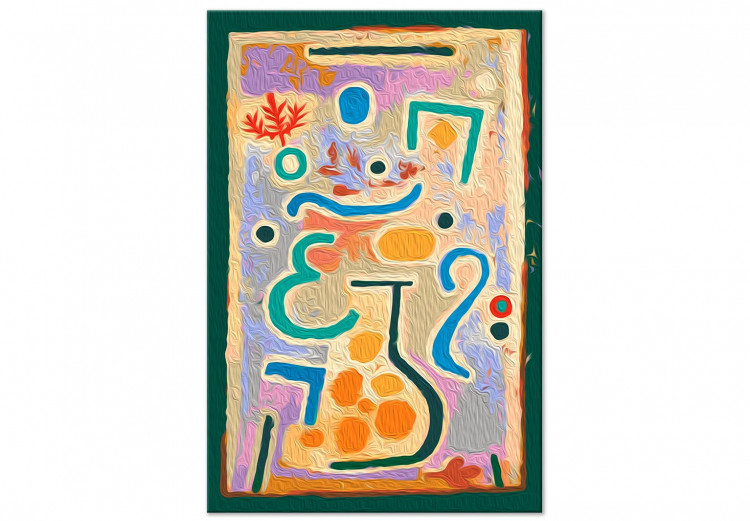  Dibujo para pintar con números Paul Klee, the Vase - Abstraction With Colorful Shapes 148446 additionalImage 5