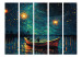 Biombo barato Starry Night - Impressionistic Landscape With a View of the Sea and Sky II [Room Dividers] 151746 additionalThumb 3