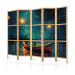 Biombo barato Starry Night - Impressionistic Landscape With a View of the Sea and Sky II [Room Dividers] 151746 additionalThumb 5