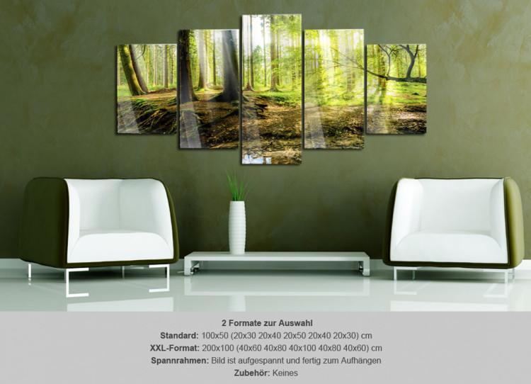 Impresión en el vidrio acrílico Poetry of a Forest [Glass] 93946 additionalImage 7