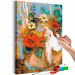 Cuadro numerado para pintar Magic Moment - A White Figure Staring at Large Red Poppies 146556 additionalThumb 4