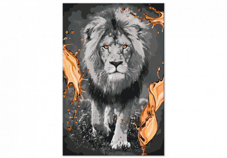 Cuadro para pintar por números Lion & Silk 142576 additionalImage 7