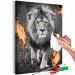 Cuadro para pintar por números Lion & Silk 142576 additionalThumb 3