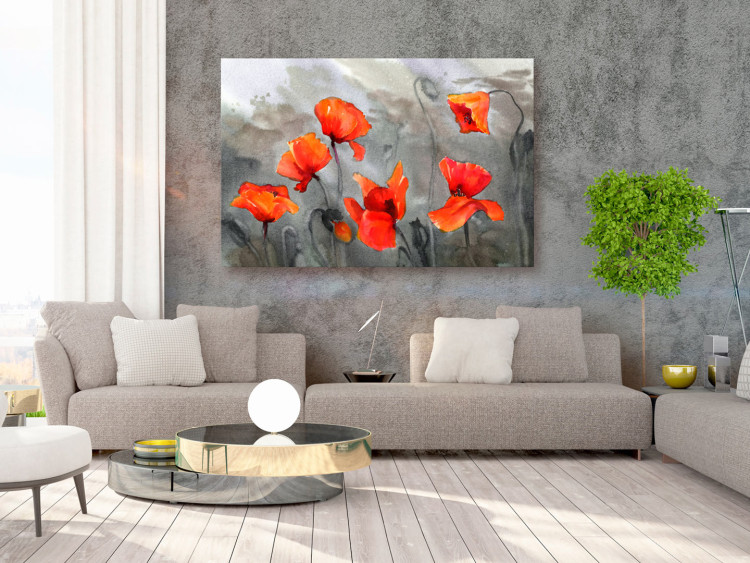 Cuadro moderno Poppies (Watercolour) 97976 additionalImage 3