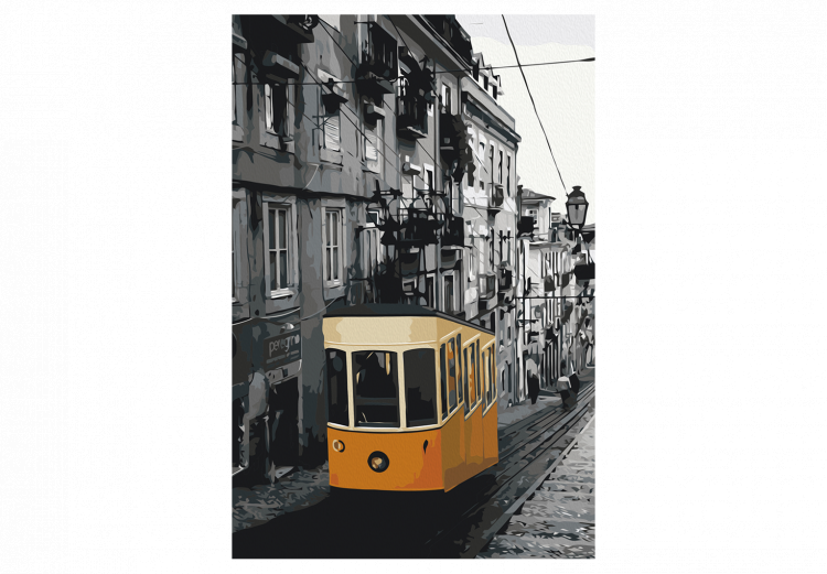 Cuadro numerado para pintar Tram in Lisbon 117186 additionalImage 7