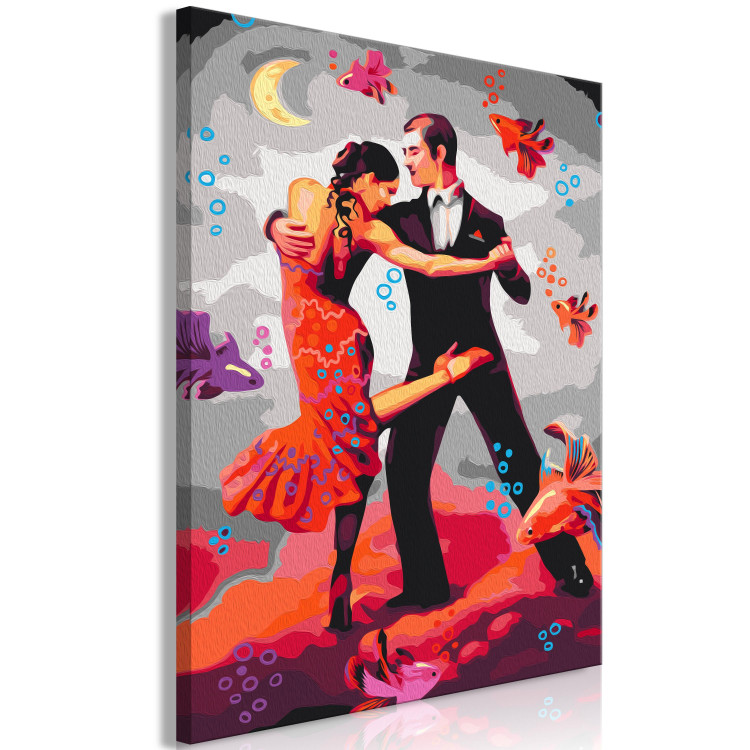 Cuadro numerado para pintar Surreal Tango - Dancing Couple on a Fancy Background 144086 additionalImage 5