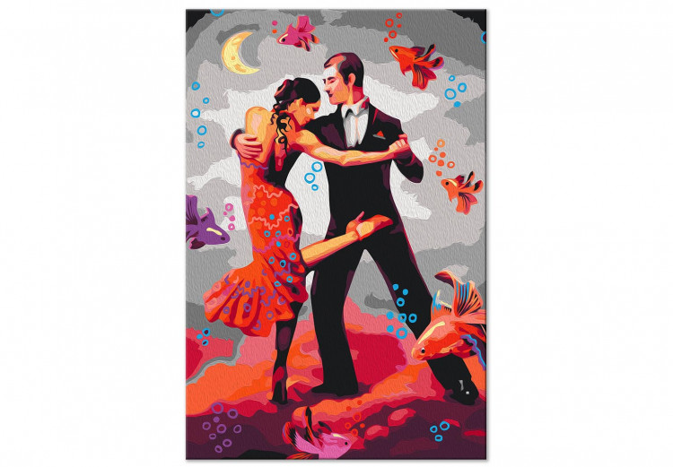 Cuadro numerado para pintar Surreal Tango - Dancing Couple on a Fancy Background 144086 additionalImage 4