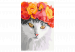 Cuadro para pintar por números Flowery Cat 135996 additionalThumb 3