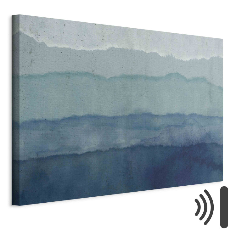 Cuadro Harmony of Waves - Nautical Abstraction With Blue Watercolors 151207 additionalImage 8